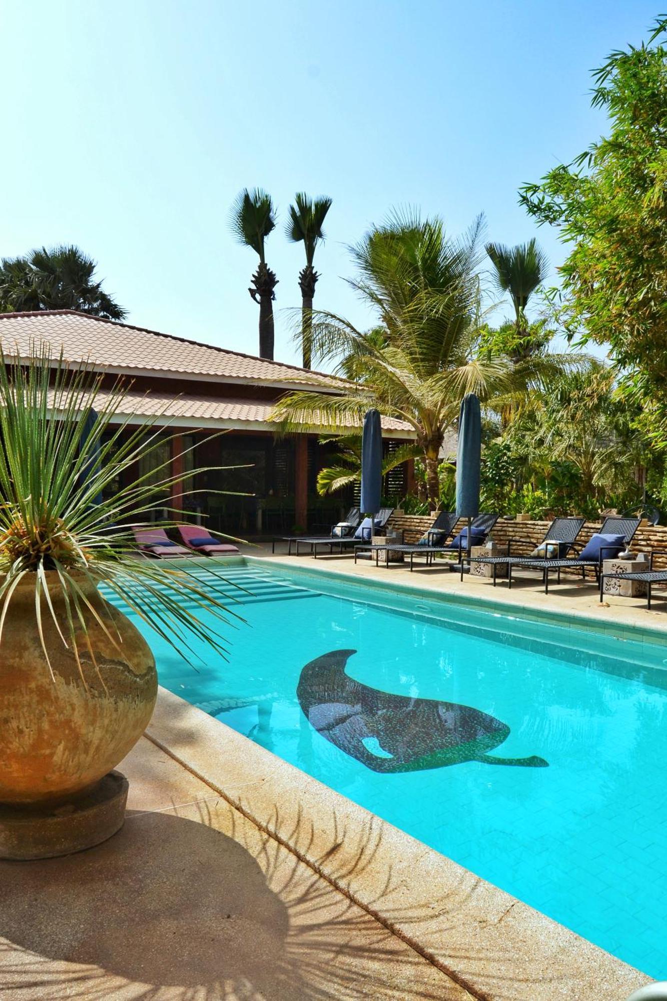 Keur Palmier Saly Hotell Exteriör bild